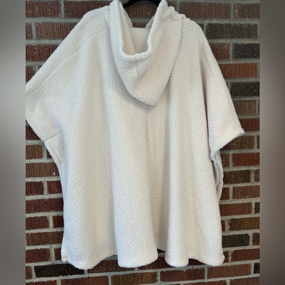 Koolaburra by Ugg cozy popcorn Sherpa hoodie new without tags size Large, cream - Picture 4 of 6